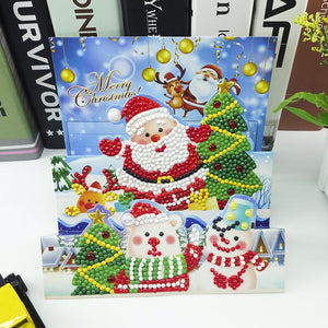 Santa's Team - Diamond Painting Folding Card