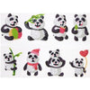 Diamond painting stickers Pandas kit (Watch video in Description below)