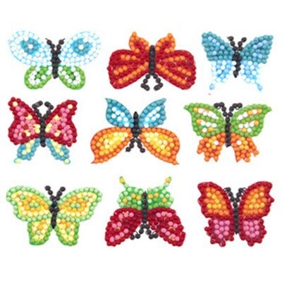 Diamond painting stickers Butterflies kit (Watch video in Description below)