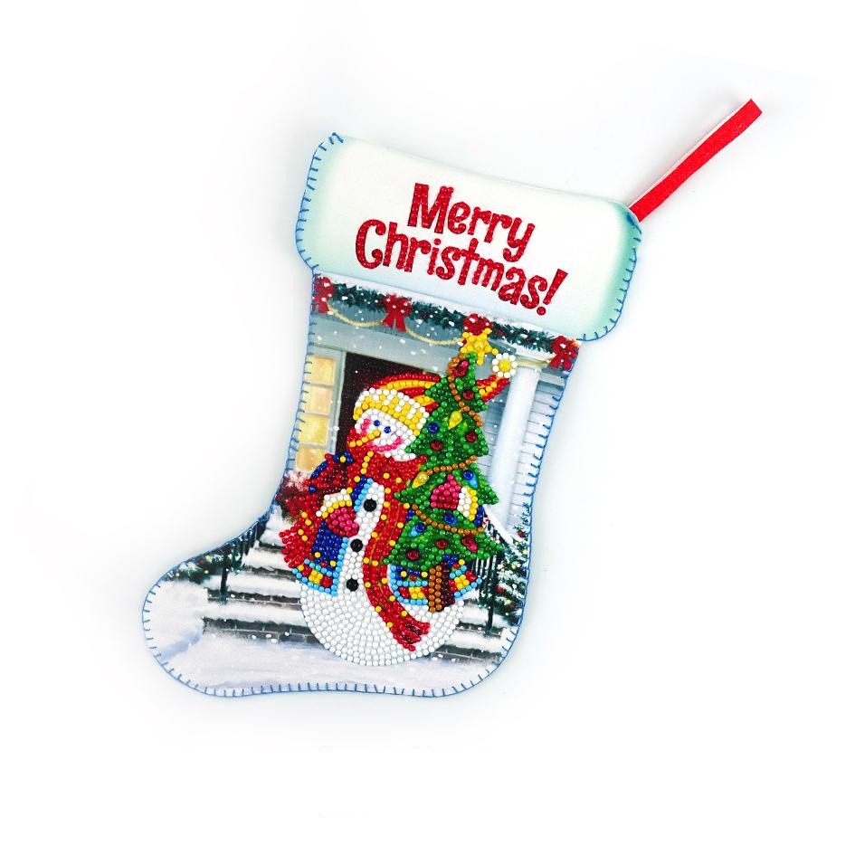 Christmas Sock #2 - DIY Diamond Painting Ornament