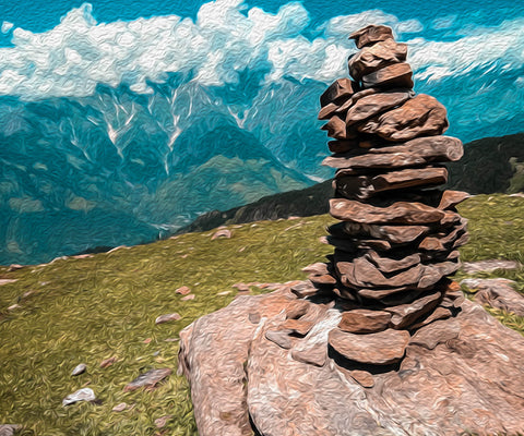 Image of Rockform Meditation - DIY Diamond Painting