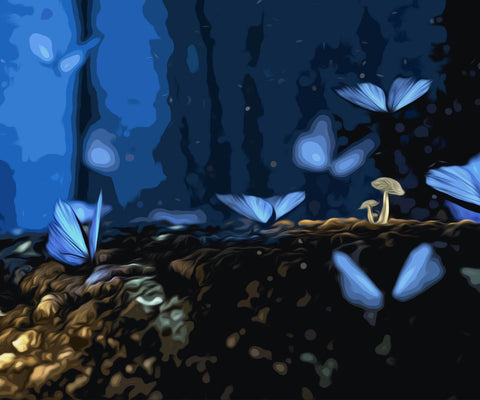 Image of Luminescence Butterfly - DIY Diamond Painting