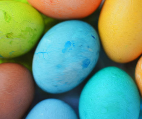 Image of Pastel Easter Eggs - DIY Diamond Painting