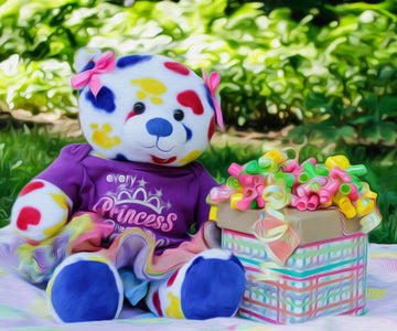 Printed Teddy Bear - DIY Diamond Painting