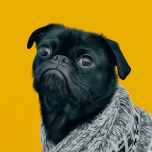 Pug Photography #2 - DIY Diamond Painting