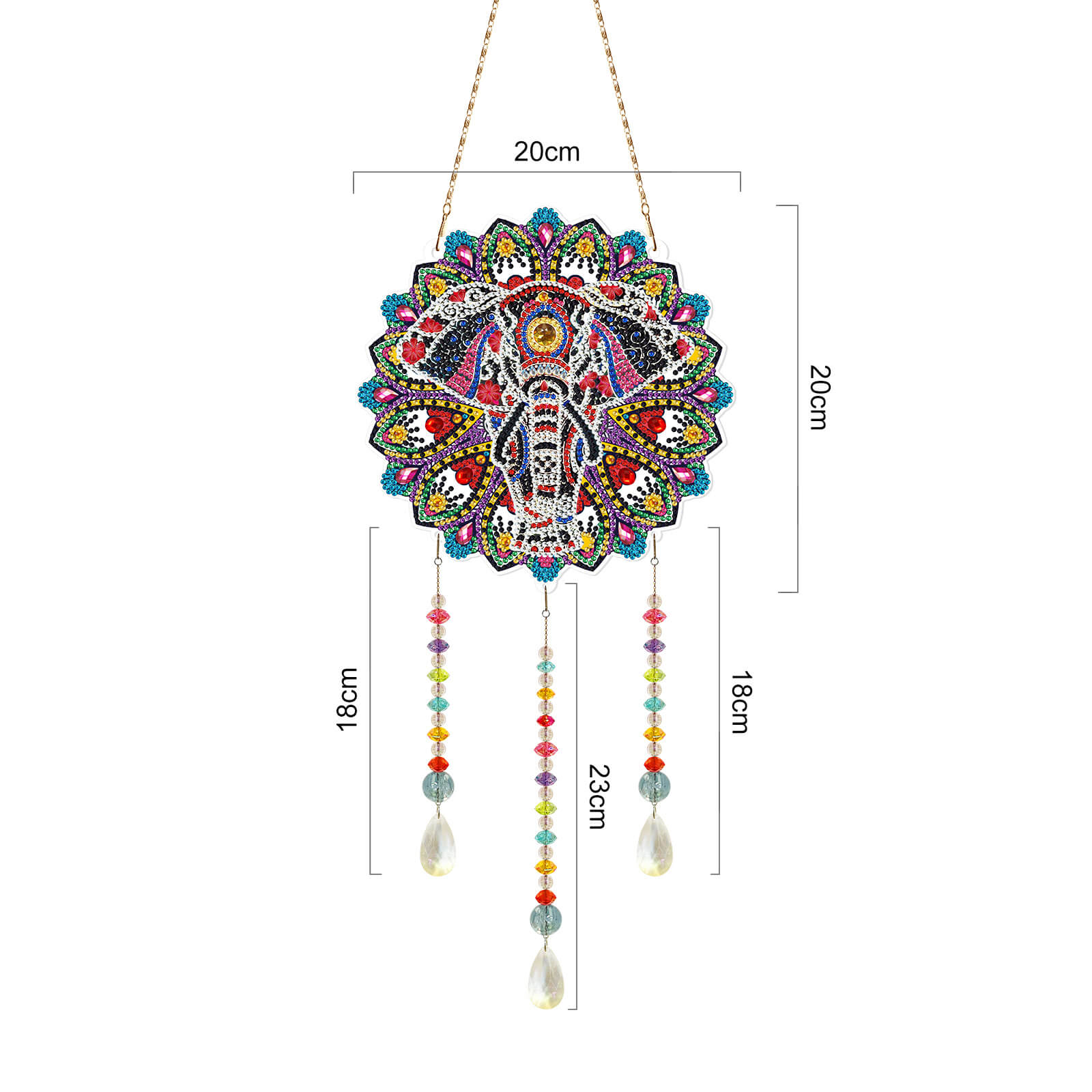 Moth - DIY Diamond Painting Hanging Ornament