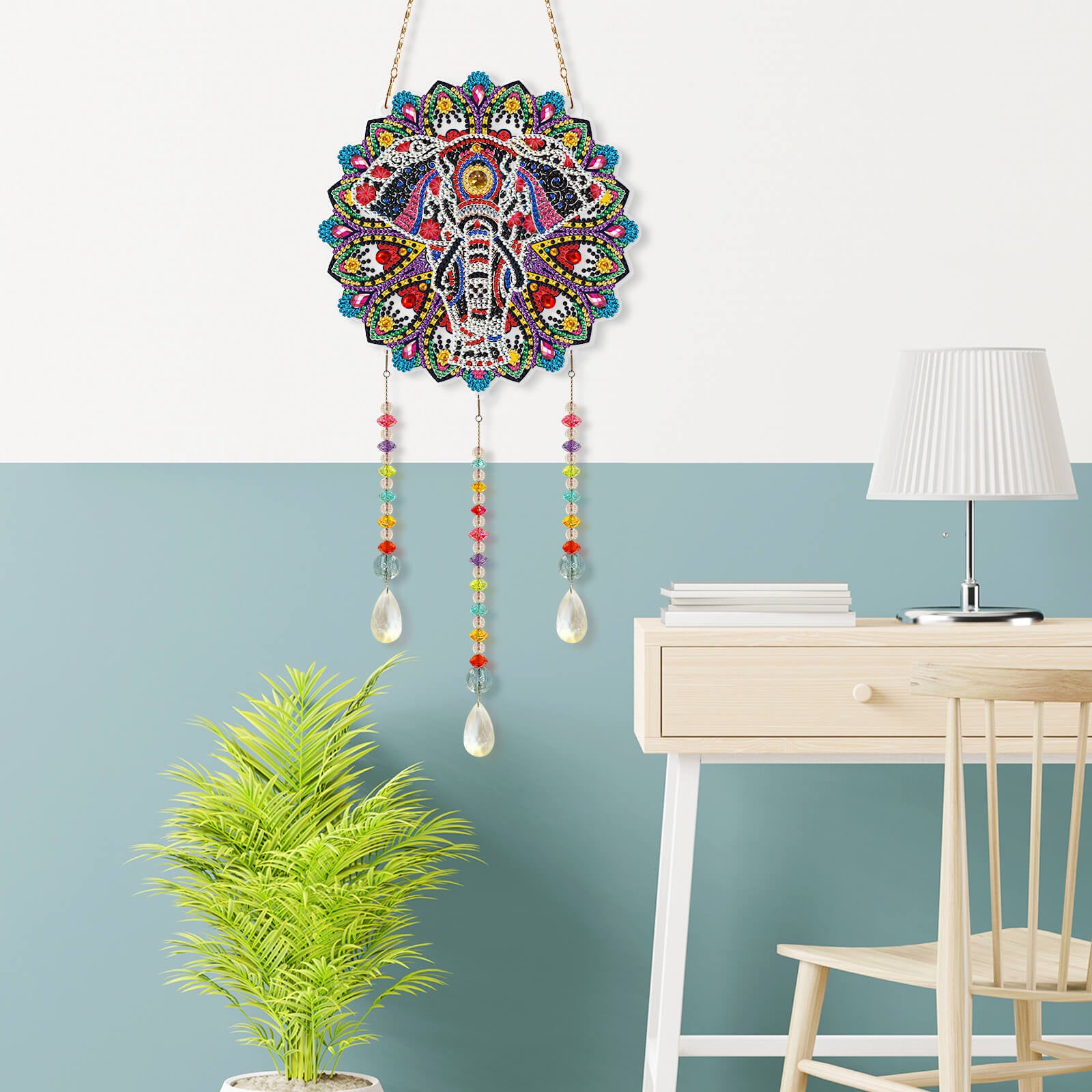 Moth - DIY Diamond Painting Hanging Ornament