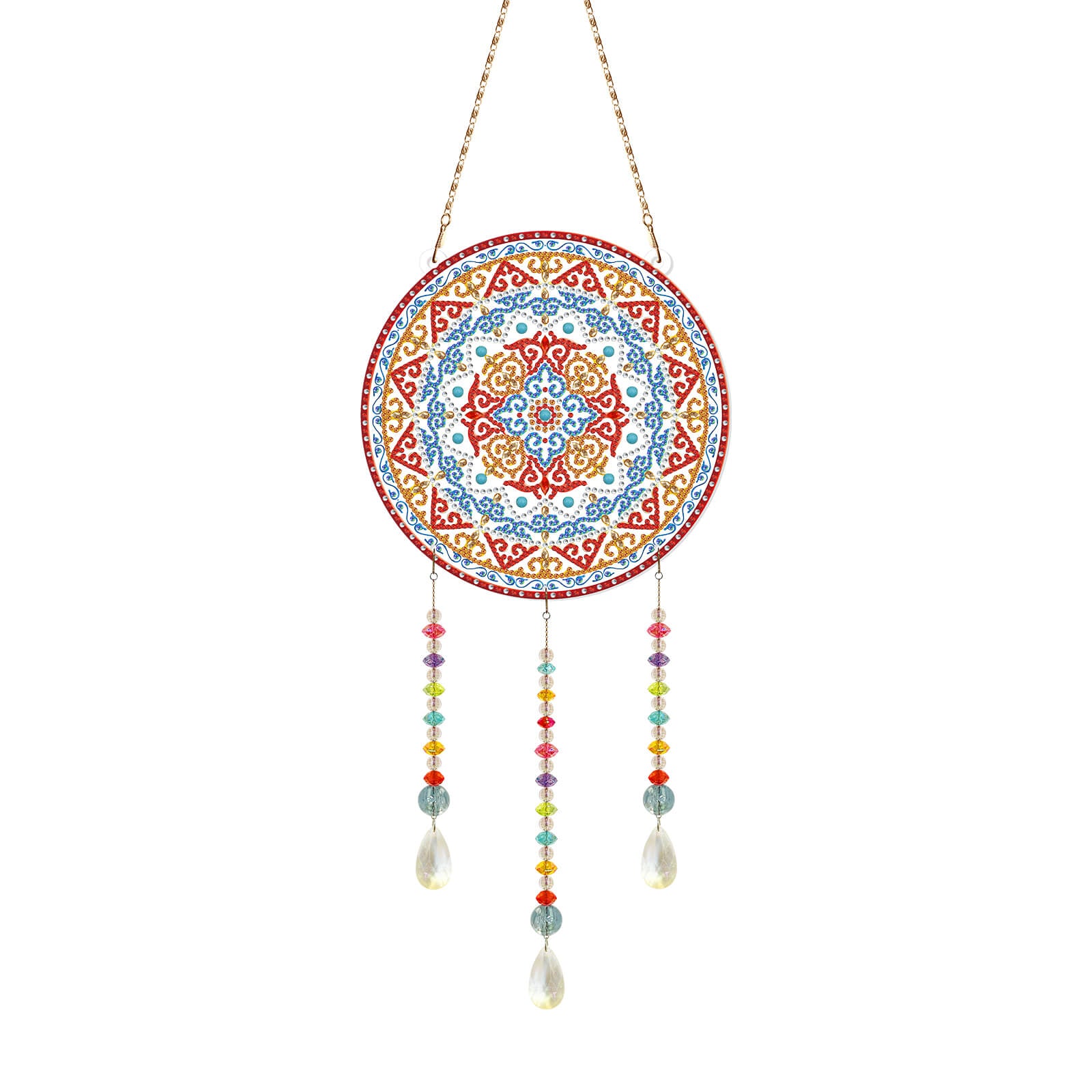 Red Mandala - DIY Diamond Painting Hanging Ornament