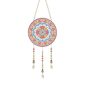 Red Mandala - DIY Diamond Painting Hanging Ornament