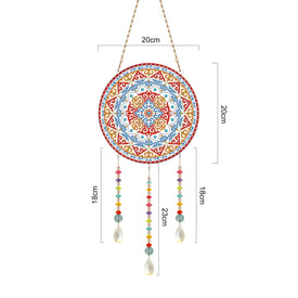 Red Mandala - DIY Diamond Painting Hanging Ornament