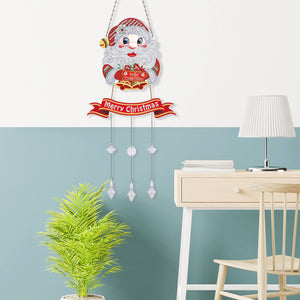 Happy Santa - DIY Diamond Painting Hanging Ornament
