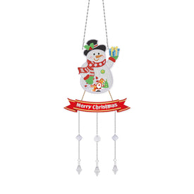 Snowman - DIY Diamond Painting Hanging Ornament