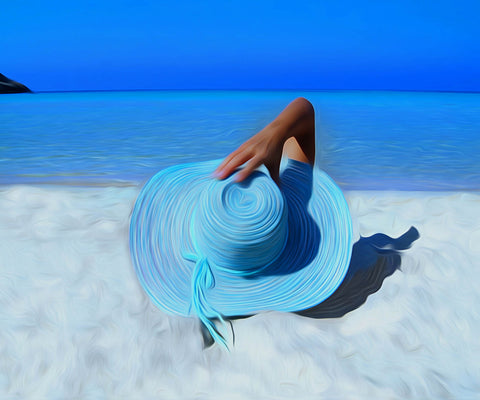 Image of Sunbathing - DIY Diamond Painting