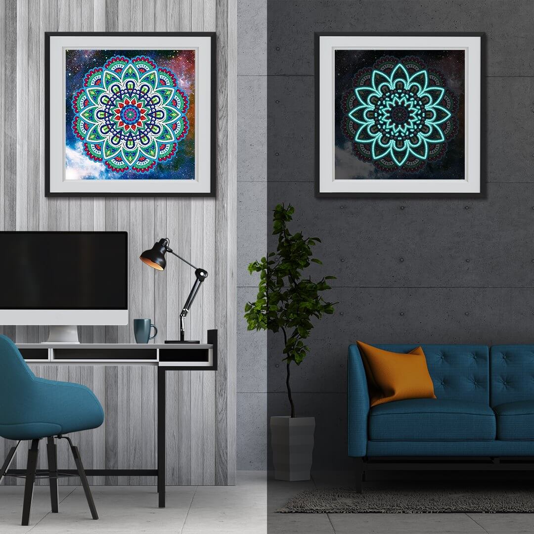 Mandala - DIY Diamond Painting Glow in the Dark