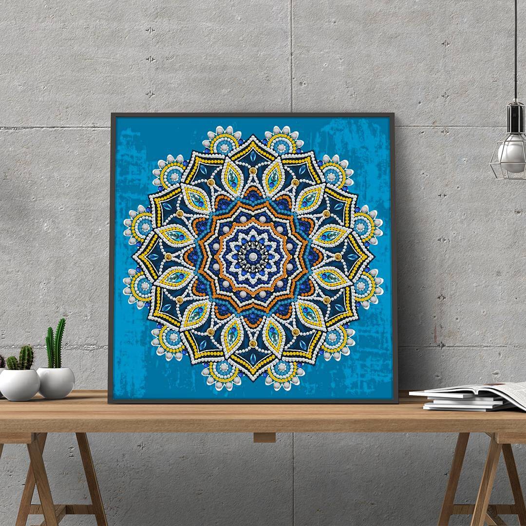 Mandala #3 - DIY Diamond Painting Glow in the Dark