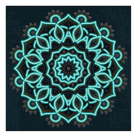 Mandala #3 - DIY Diamond Painting Glow in the Dark