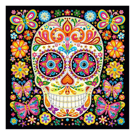 Doodle Skeleton Butterfly - DIY Diamond Painting Glow in the Dark