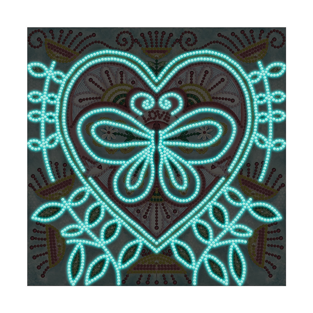 Heart - DIY Diamond Painting Glow in the Dark