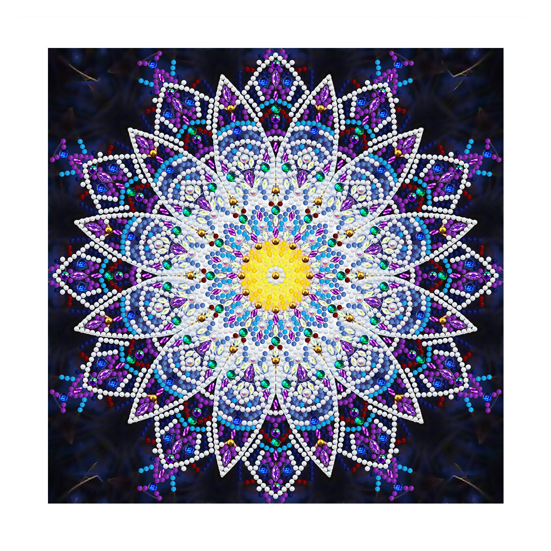 Mandala #4 - DIY Diamond Painting Glow in the Dark