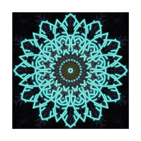 Image of Mandala #4 - DIY Diamond Painting Glow in the Dark