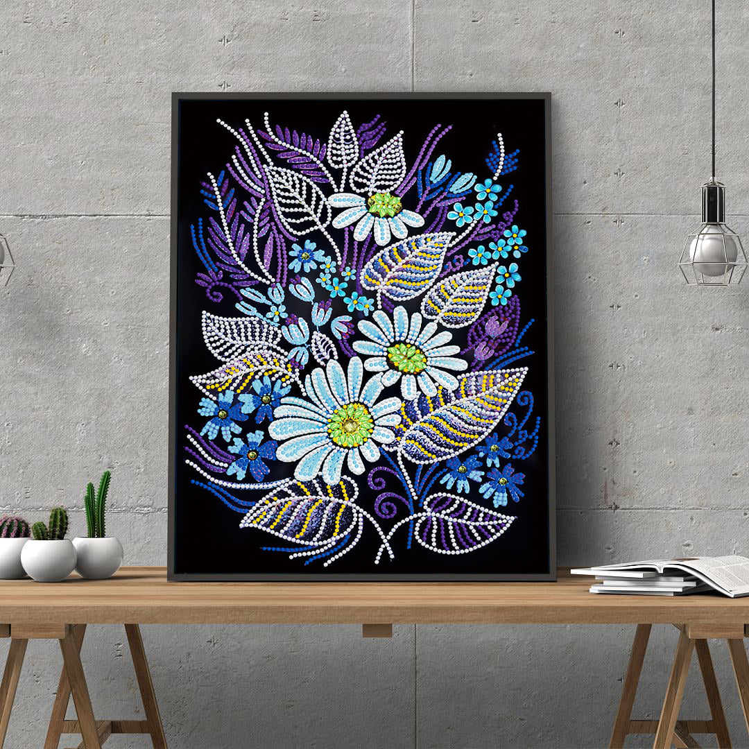 Flower - DIY Diamond Painting Glow in the Dark