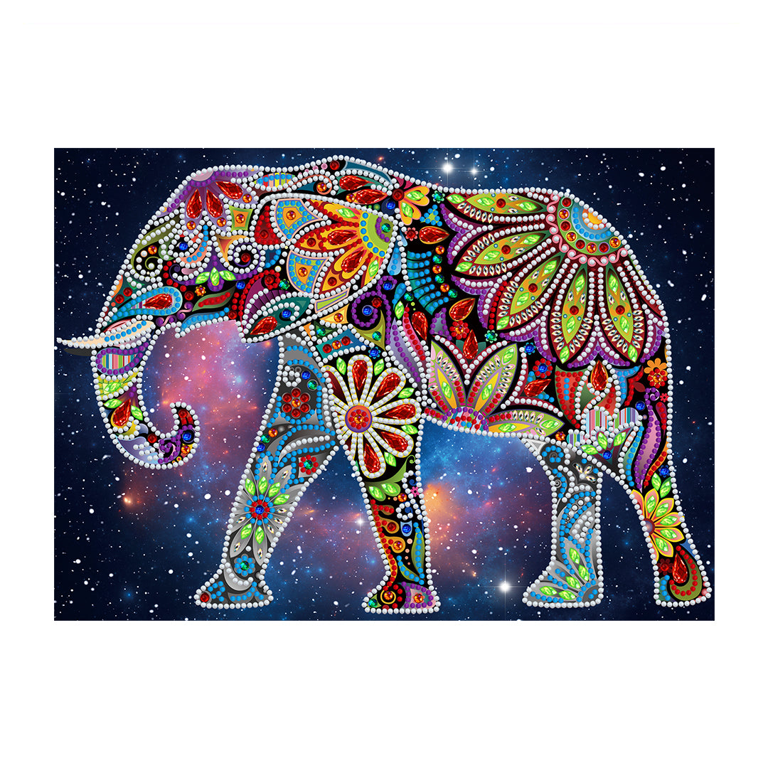 Elephant - DIY Diamond Painting Glow in the Dark