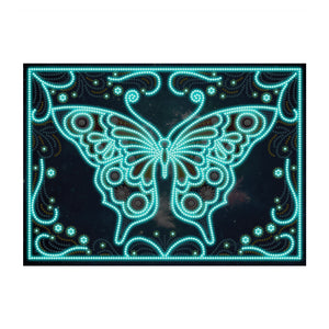 Butterfly - DIY Diamond Painting Glow in the Dark
