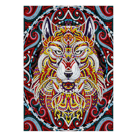 Fierce Wolf - DIY Diamond Painting Glow in the Dark
