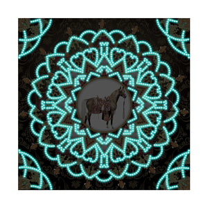 Mandala #5 - DIY Diamond Painting Glow in the Dark