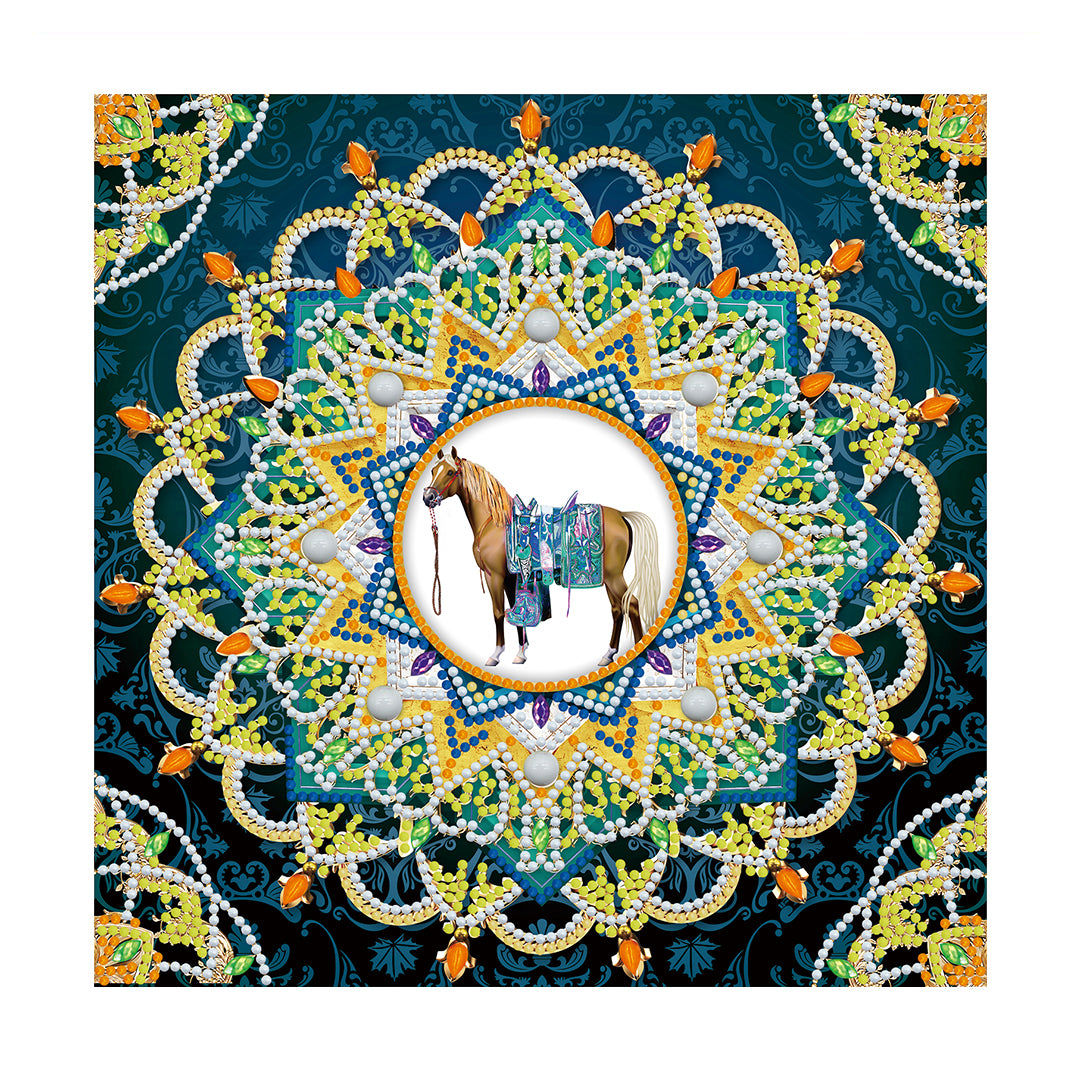 Mandala #6 - DIY Diamond Painting Glow in the Dark