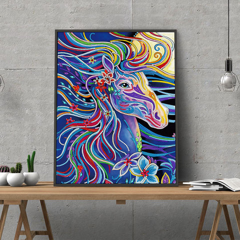 Image of Pegasus - DIY Diamond Painting Glow in the Dark