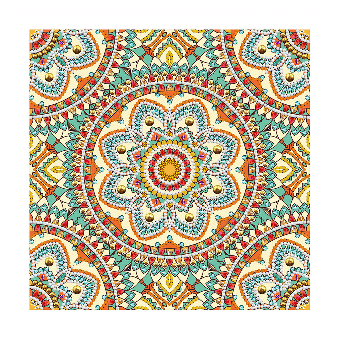 Mandala #7 - DIY Diamond Painting Glow in the Dark