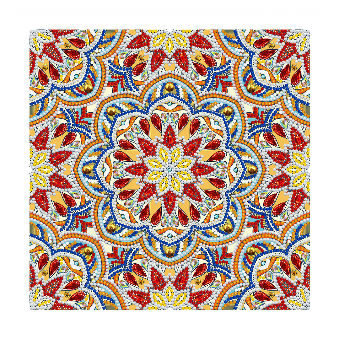 Mandala #9 - DIY Diamond Painting Glow in the Dark