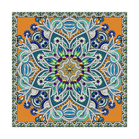 Mandala #10 - DIY Diamond Painting Glow in the Dark