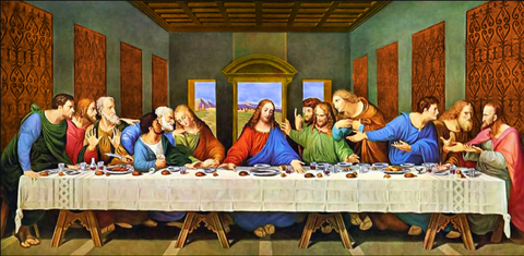 Image of The Last Supper - DIY Partial Diamond  Painting