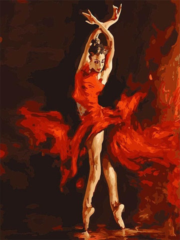 Image of Ballet Dancer -  DIY Digital Painting By Numbers
