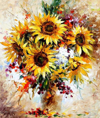 Yellow Bouquet-  DIY Painting By Numbers