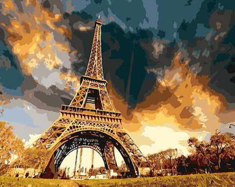Image of Eiffel Tower - DIY Painting By Numbers