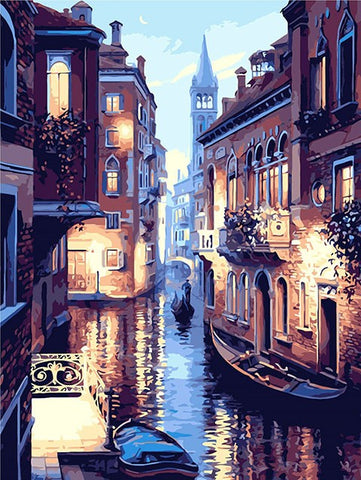 Venice Night - DIY Painting By Numbers