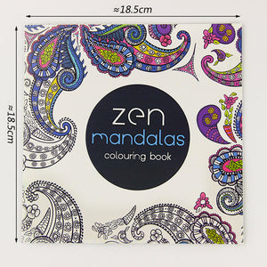 24 Pages Zen Mandala Coloring Book