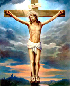 Jesus Christ on the Cross # 4 - DIY Diamond Painting