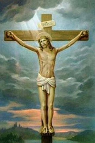 Image of Jesus Christ on the Cross #2 - DIY Diamond Painting