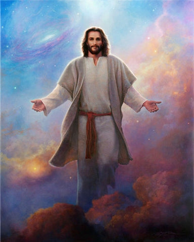 Image of Jesus Christ in Clouds #3 - DIY Diamond Painting