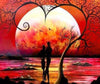 Sunset Couple in Beach - DIY Diamond Painting