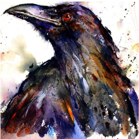 Image of the crow painting