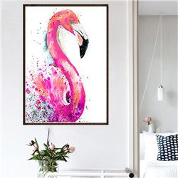 Splash Flamingo - DIY Diamond  Painting