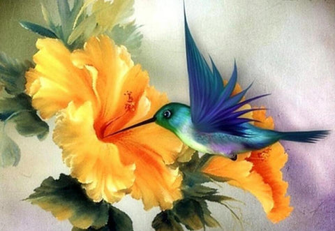 Image of Hummingbird - DIY Diamond  Painting