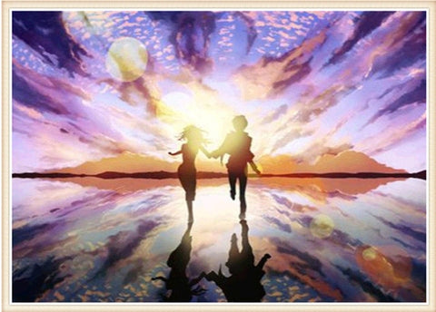 Image of Couple Sky Landscape #4 - DIY Diamond Painting