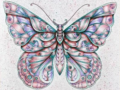 Image of Mosaic Butterfly #3 - DIY Diamond Painting