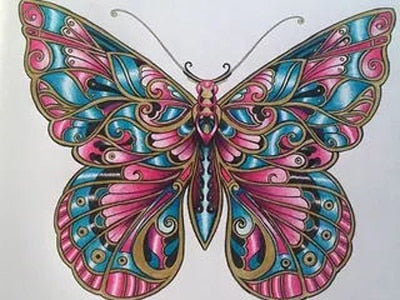 Mosaic Butterfly #2 - DIY Diamond Painting